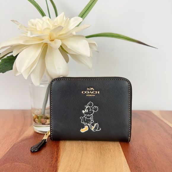 Coach Bags Nwt Disneyx Coach Small Zip Around Wallet With Disney